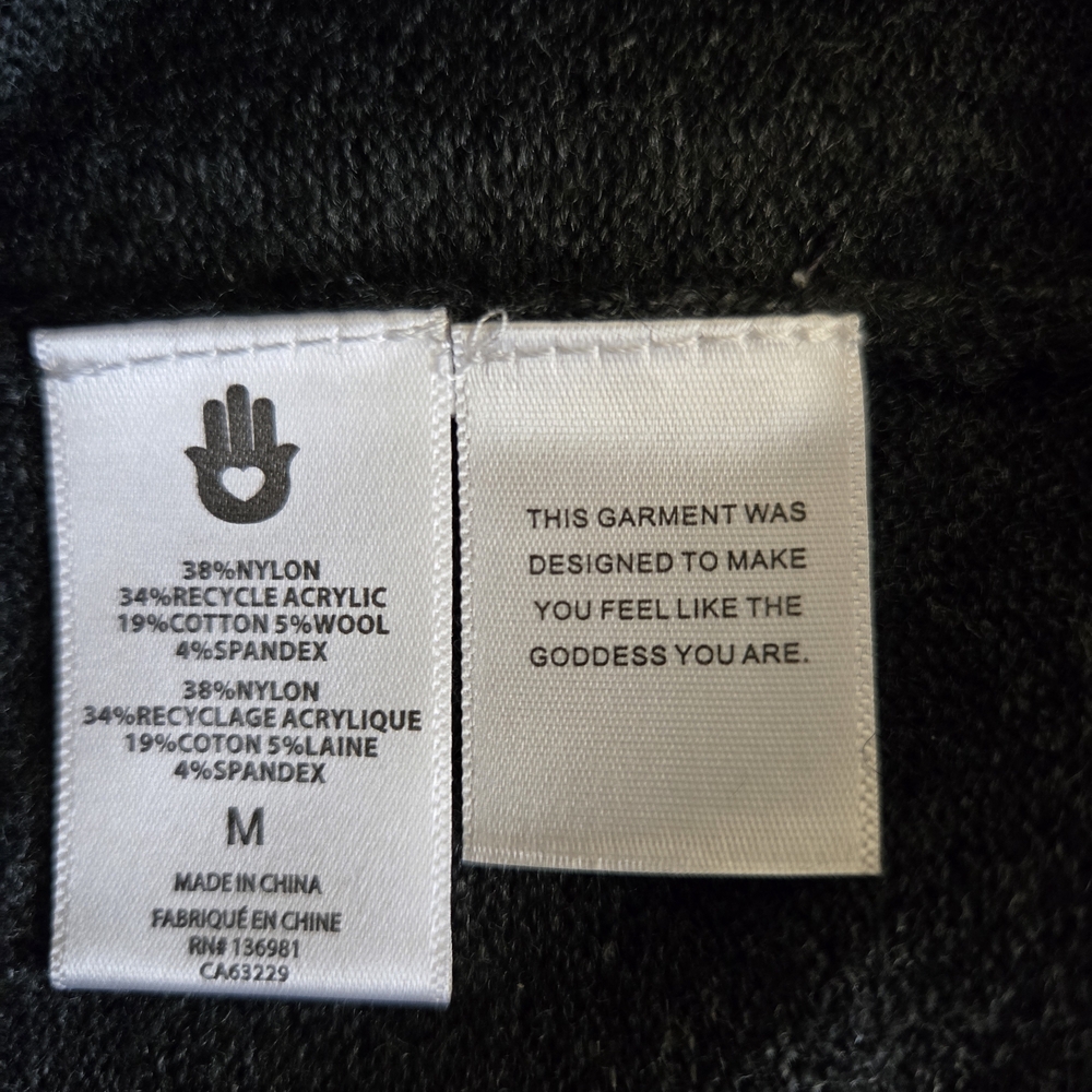 Spiritual Gangster Mock Neck Chevron Sweater - Picture 7 of 12